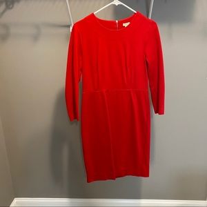 Long sleeve j crew dress